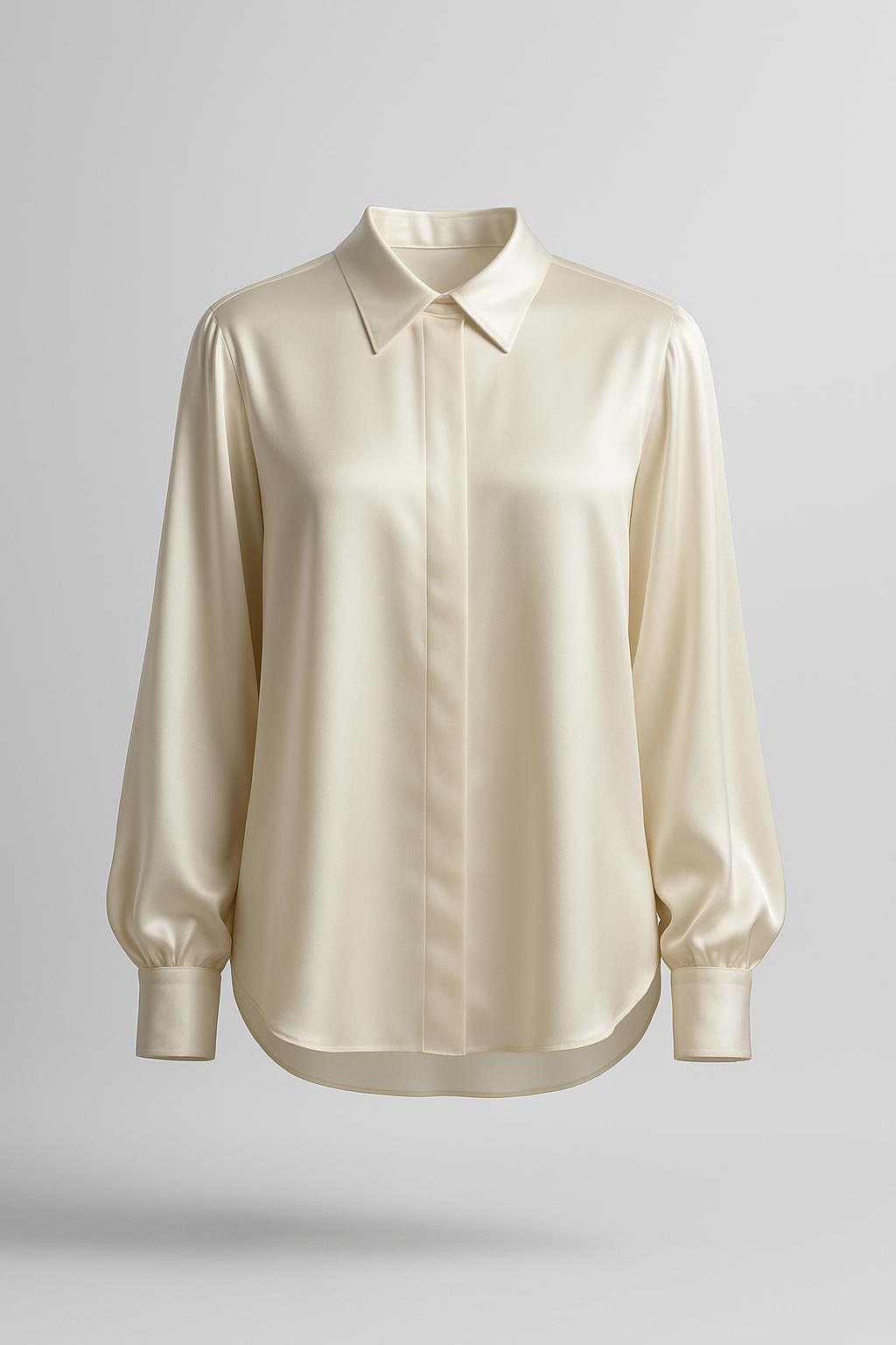 Silk Charmeuse Blouse